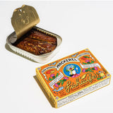 Open box of Slow Smoked Mackerel