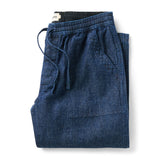 The Breakwater Pant | Rinsed Indigo Hemp Denim