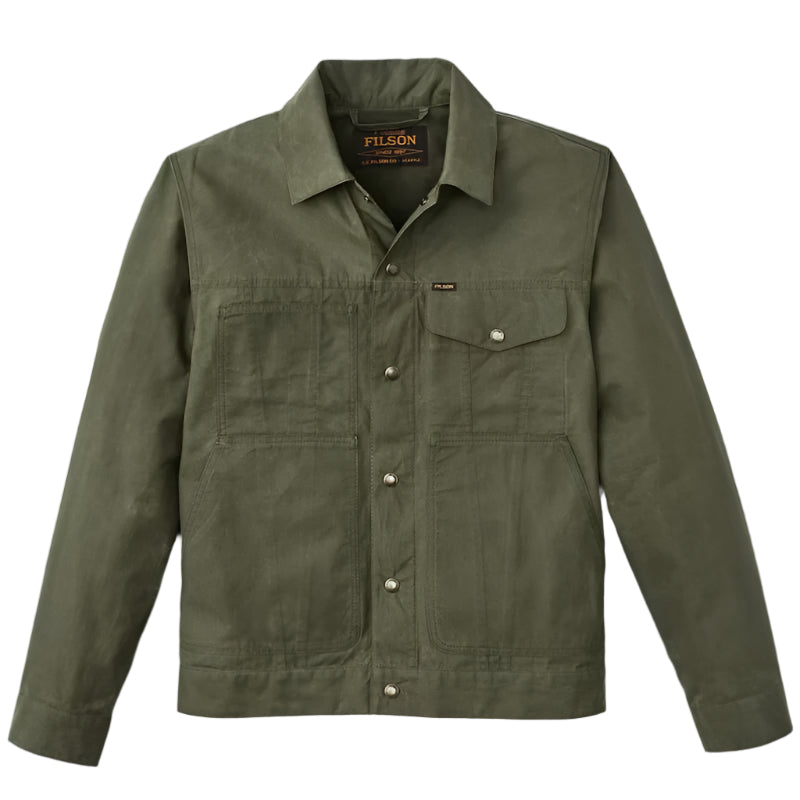 Filson オイルジャケット オリーブ Ranger Short Cruiser | Olive – Fontenelle Supply Co.