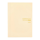 Beige Hobonichi Techo 2026 cousin planner on a white background