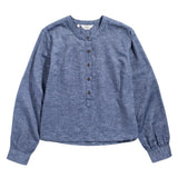 Women’s Yarra Pullover | Indigo Herringbone