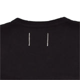 Close up of back of neck stitching