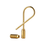 Closed Helix Keyring Brass