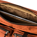 24-Hour Tin Cloth Briefcase | Rust