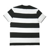 The Organic Cotton Shop Tee in Faded Black Stripe