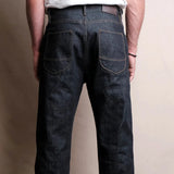 Rear of Modesto Denim on Model