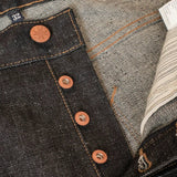 Close up of Modesto Button Fly