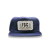 Navy hat with FSC Finish Line patch