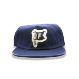 Navy hat with Flag patch