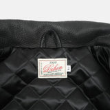 Varsity Jacket | Black Wool/Leather