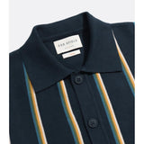 Zigger Knit Shirt Kuki Stripe