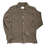 Busey Shirt | Brown Green Stone Dobby