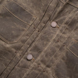 Riders Jacket | Waxed Canvas Oak