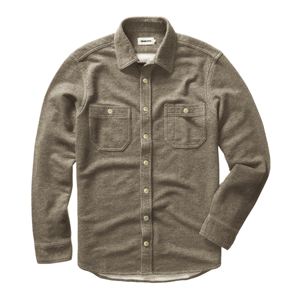 The Utility Shirt in Olive French