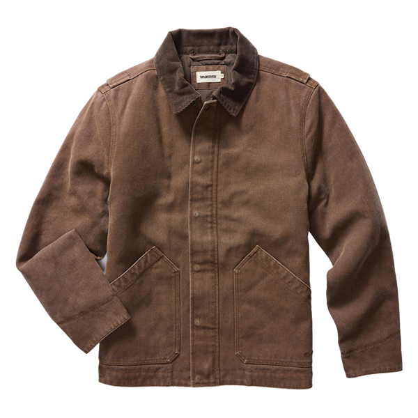 Taylor Stitch Workhorse Jacket in Aged Penny Chipped Canvas