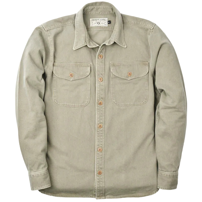 BUTCHER PRODUCTS UTILITY SHIRT OLIVE　 42 Utility Shirt | Olive – Fontenelle Supply Co.