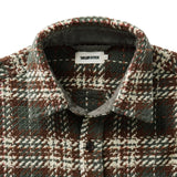 Closeup of collar and uppermost buttons