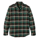 Filson vintage flannel brown green plaid