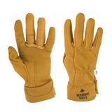 Pair of Vermont Gloves Flatlander gloves, one glove showing its palm and the other its back