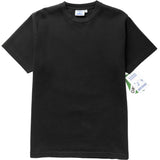 Black t-shirt on a white background
