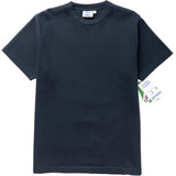 Black t-shirt on a white background