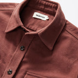 Close up of the collar and buttons