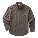 Front of Jack shirt in timber houndstooth pattern