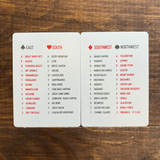 national park playing cards