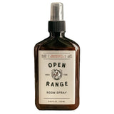 Manready Mercantile Room Spray in scent Open Range, front of bottle