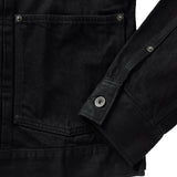 Close up of front pocket and sleeve opening