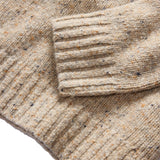 "taylor stitch seafarer sweater in natural donegal fisherman style turtleneck soft wrist cuff"