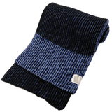 Sky melange scarf folded