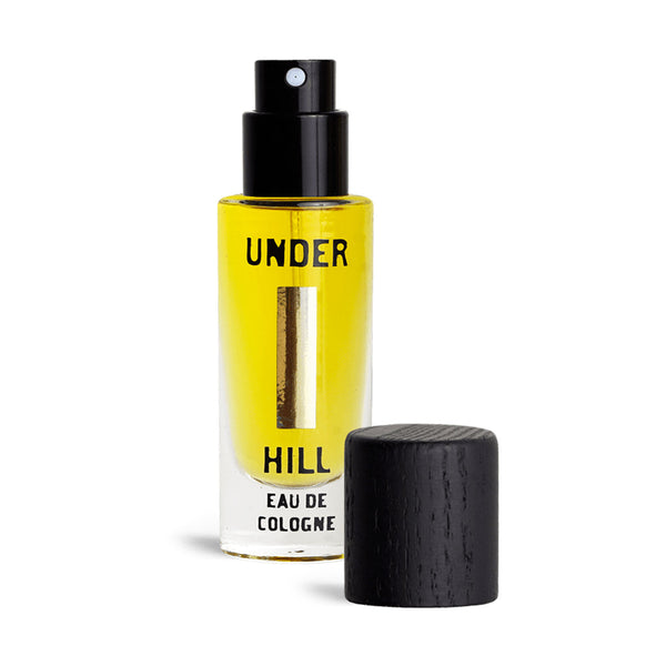 Underhill cologne with cap off