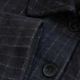 Women’s Warren Coat | Navy Windowpane