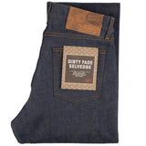 Naked and Famous Dirty Fade Selvedge Denim in True Guy fit