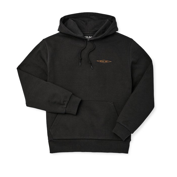 【GRAVER】23FW★ Baseball Black Logo Embroidery Hoodie negro-league-baseball-museum-
