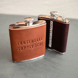 Front and Back of Flask