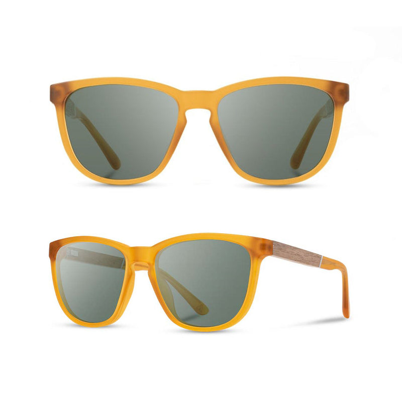 Shwood Arrowcrest Sunglasses in Matte Orange
