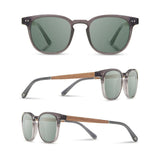 Shwood Topo Camp Sunglasses in Fog