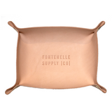 large natural valet tray