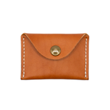 Tan Leather with White Stitching