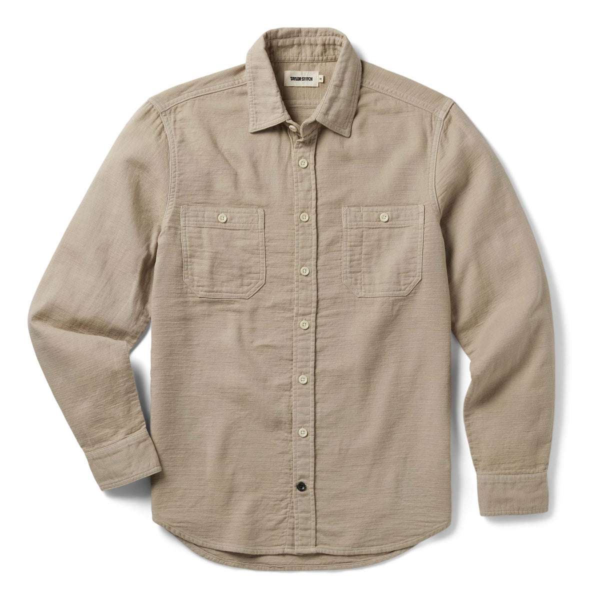 The Utility Shirt | Stone Double Cloth – Fontenelle Supply