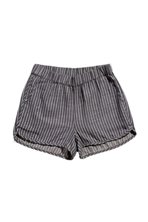 Women’s Luca Track Short | Herringbone Stripe