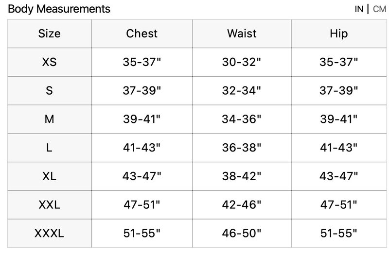 Size Guide