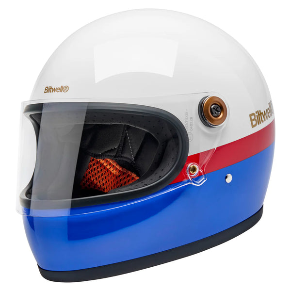80s white motorcycle helmet Gringo S Icon Airflite Peacekeeper Rubatone $600 - $699 Originally engineered for the Color:ARBR Blue