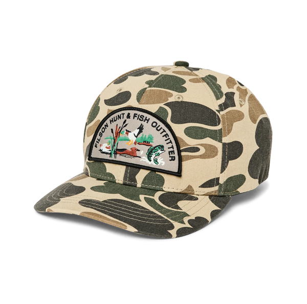 Tan Camo Logger Cap