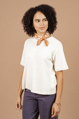 Women's Organic Hemp Boxy Tee | Ivory