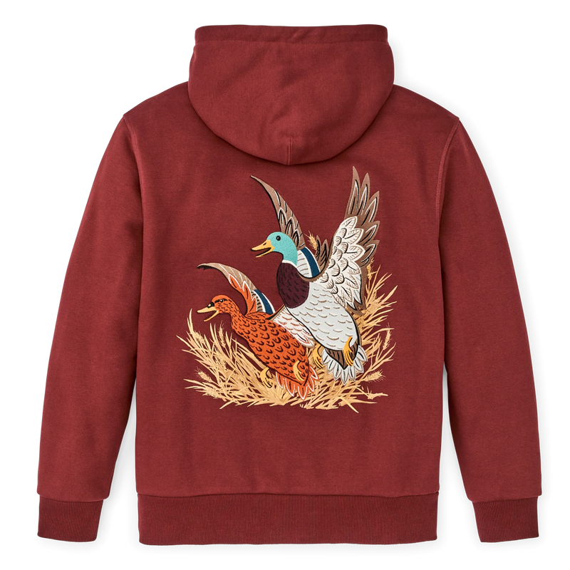 Prospector Graphic Hoodie | Fired Brick Ducks