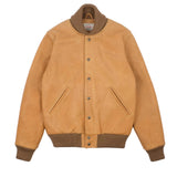 Dehen 1920 All City Leather Jacket Rust, front