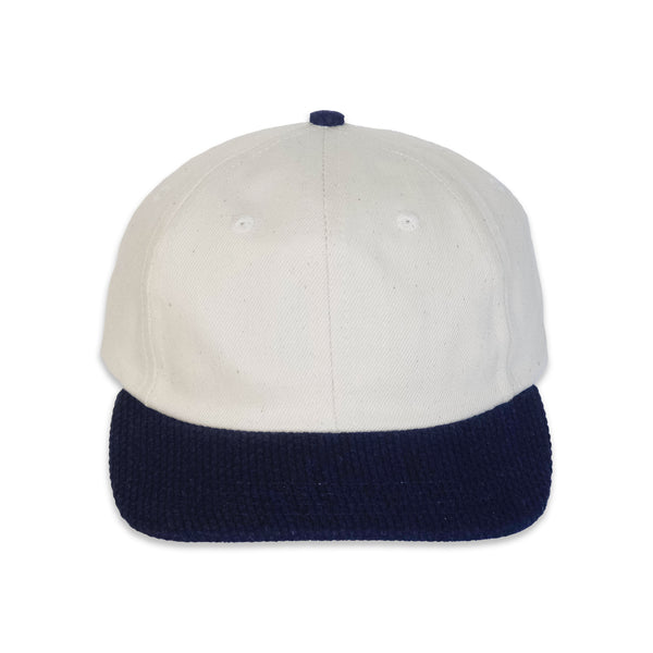 Baseball Cap in Selvedge Denim & Indigo Sashiko